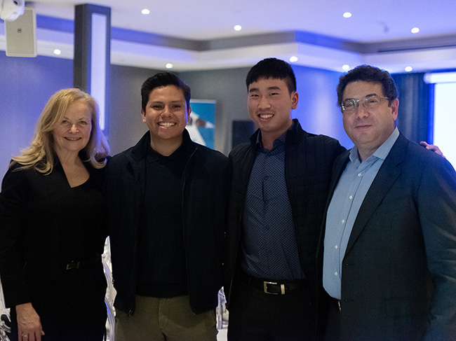 SEB Marketing Team in an event smiling and posing for the Photoshoot.