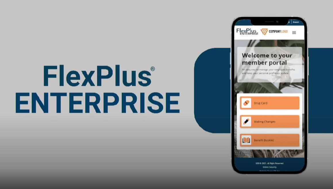 FlexPlus Enterprise Video Overlay image showing flexplus enterprise on mobile