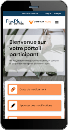 Image of FlexPlus ENTERPRISE on phone