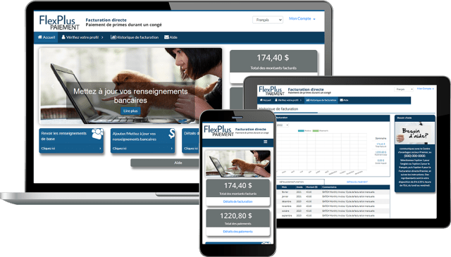 Images de FlexPlus Paiement sur différents appareils