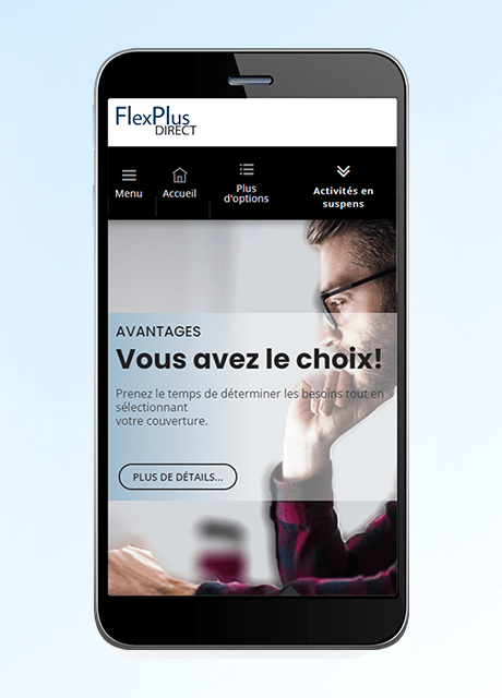 Images de FlexPlus DIRECT sur différents appareils