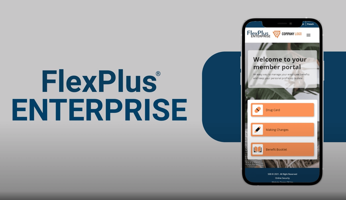FlexPlus Enterprise Video Overlay image showing flexplus enterprise on phone device